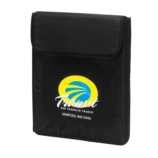 Vertical omputer sleeve made of 70 Denier Nylon with thick foam... from ASI 57702 GoodHopeBags, Inc.