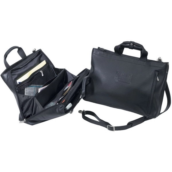 Soft side brief made of Napa cowhide leather.... from ASI 57702 GoodHopeBags, Inc.