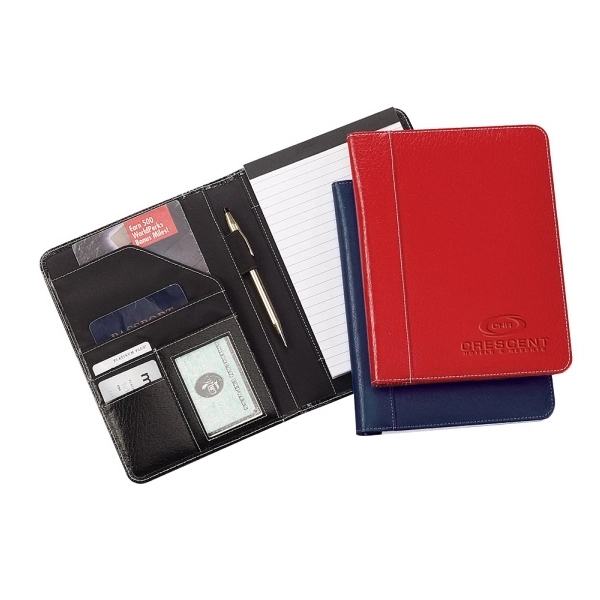Junior size memo pad holder. Made with colored bonded leather.... from ASI 57702 GoodHopeBags, Inc.