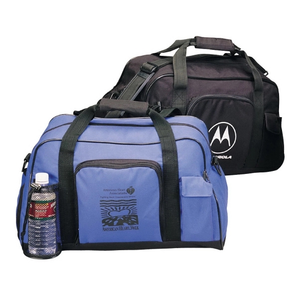 Sports bag with organizer and mesh pocket on side.... from ASI 57702 GoodHopeBags, Inc.