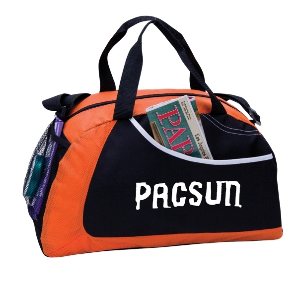 Non-woven/poly duffel with main zippered compartment.... from ASI 57702 GoodHopeBags, Inc.