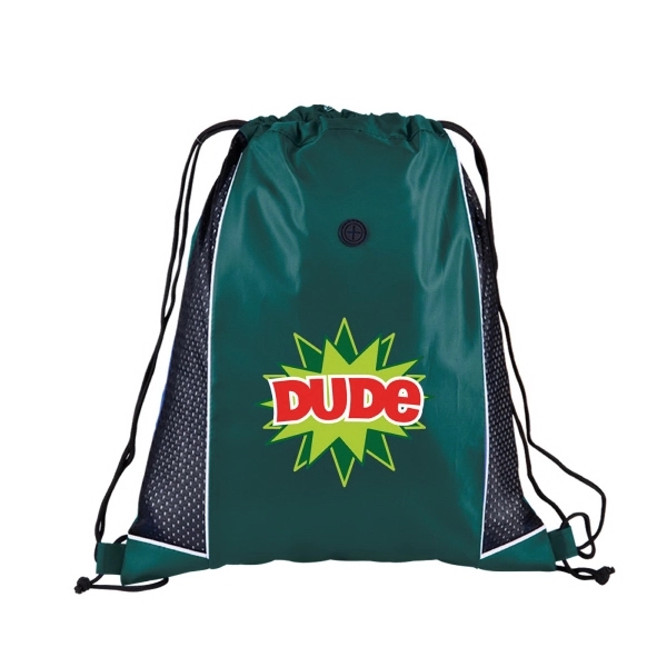 Sport Jersey drawstring backpack made of jersey material w/210D polyester.... from ASI 57702 GoodHopeBags, Inc.
