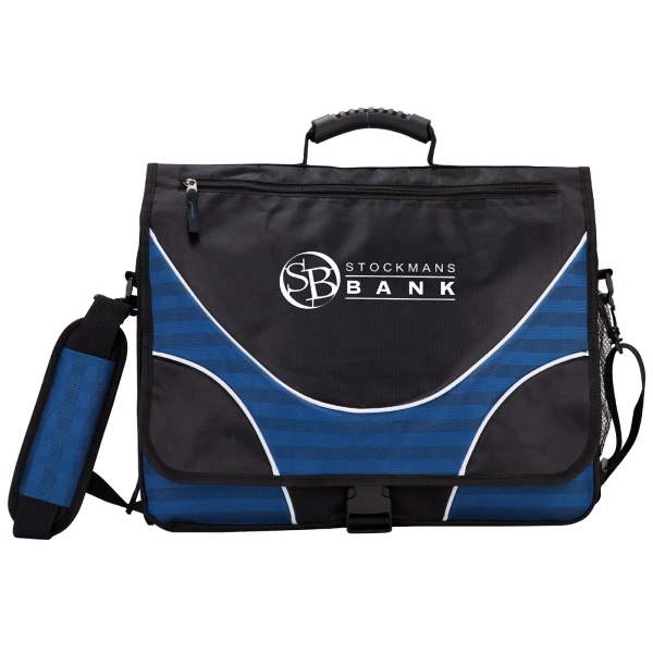 This messenger bag made of 600 denier Polyester and 420 denier... from ASI 57702 GoodHopeBags, Inc.