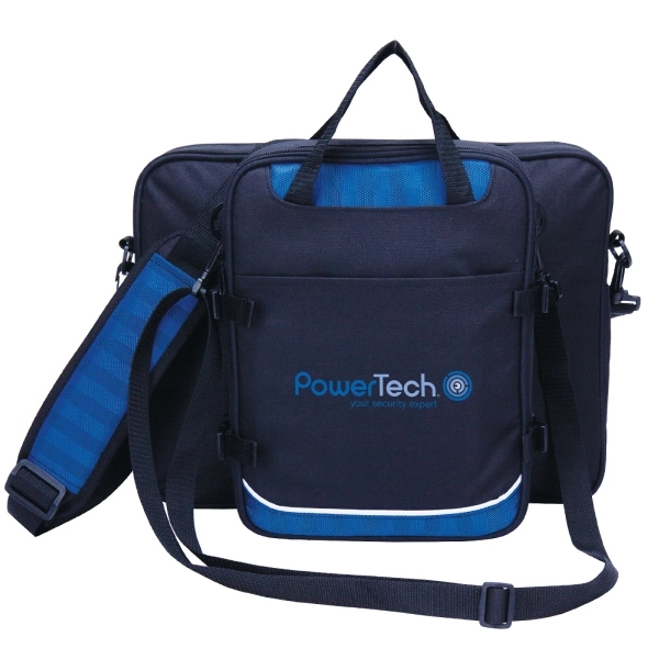 Detachable tablet Briefcase made of 600 denier Polyester and 420 denier... from ASI 57702 GoodHopeBags, Inc.