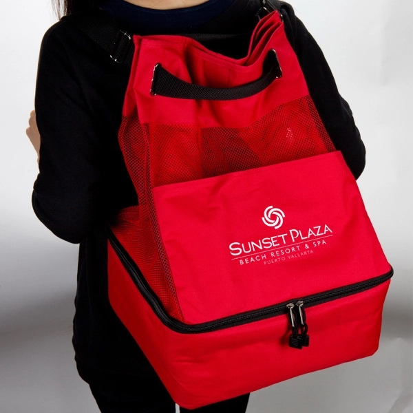 Cooler Tote/Backpack made of 600 Denier Polyester and Mesh.... from ASI 57702 GoodHopeBags, Inc.