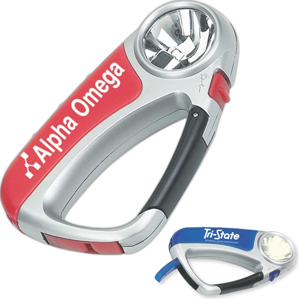 Carabiner with light whistle.... from ASI 48500 Dard Products / Tag Master 