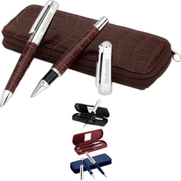 Sentavo Bettoni Matching Pens & Case Set... from ASI 67866 Logomark/Valumark