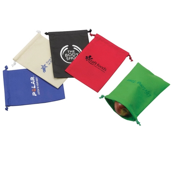 Planet-friendly pouch made from recycled non-woven material.... from ASI 79384 Preferred Nation Inc