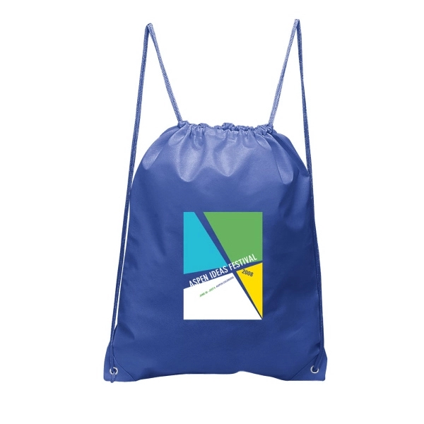 Planet-friendly drawstring backpack made of recyclable non-woven material.... from ASI 79384 Preferred Nation Inc