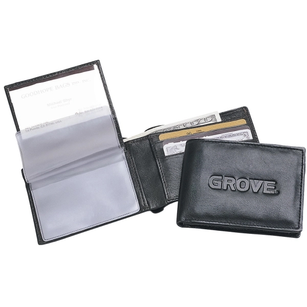 Leather bi-fold wallet with lots of pockets and key holder.... from ASI 79384 Preferred Nation Inc / G-tech