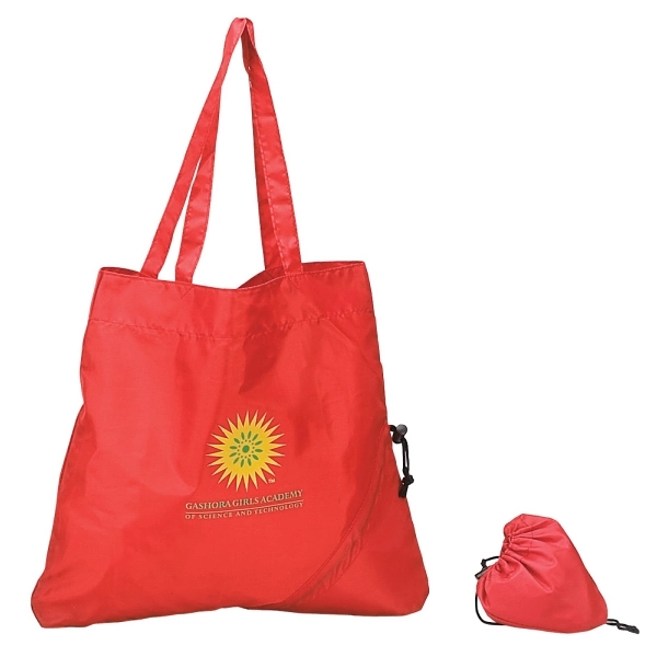 Folding tote made of 70 Denier Nylon.... from ASI 79384 Preferred Nation Inc / G-tech