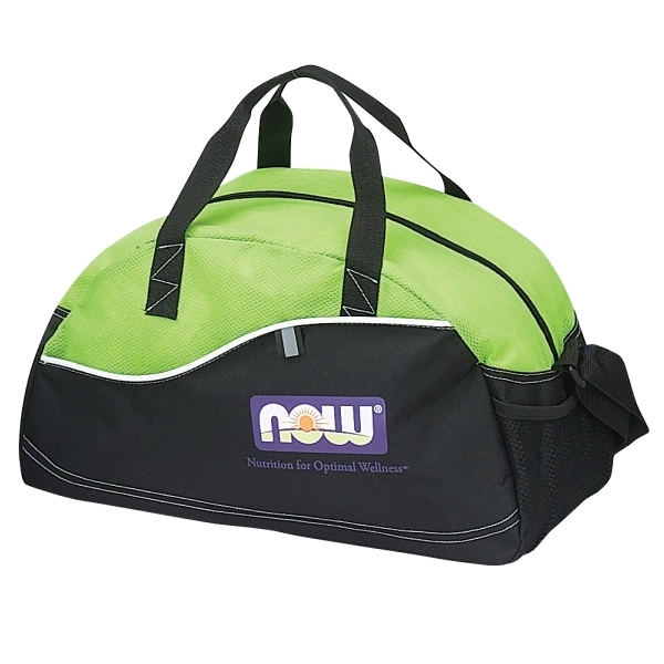 Compact duffel bag made of 600 Denier Polyester mixed with debossed... from ASI 79384 Preferred Nation Inc