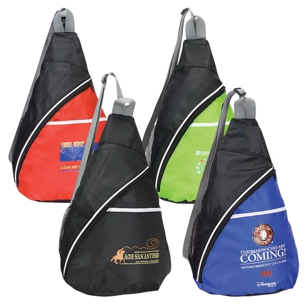 Sling pack with spacious main compartment for your personal items and... from ASI 79384 Preferred Nation Inc / G-tech Preferred Nation