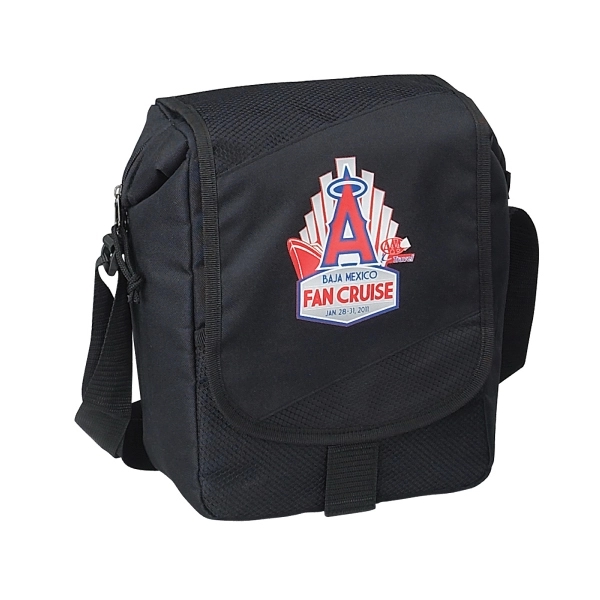 Sideline cooler include a front flap-over  closure and holds 12... from ASI 79384 Preferred Nation Inc