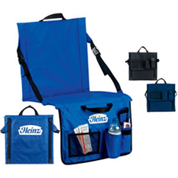 Deluxe - Stadium seat made of 210 denier polyester.... from ASI 40480 Koozie Group / Norwood (TM)