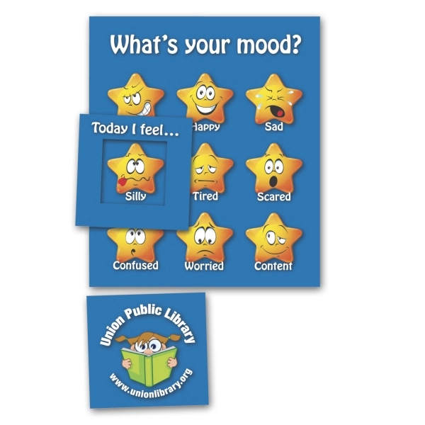Personality mood magnet with bottom portion that pulls apart and four... from ASI 68507 The Magnet Group / Magnet LLC™