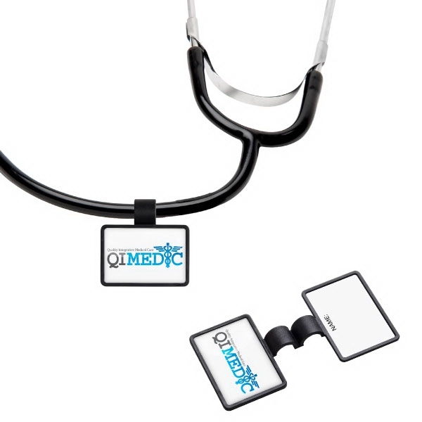 Rectangle shape two sided stethoscope ID tag.... from ASI 49470 DEVARA