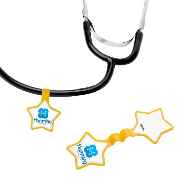 Star shape two sided stethoscope ID tag.... from ASI 49470 DEVARA