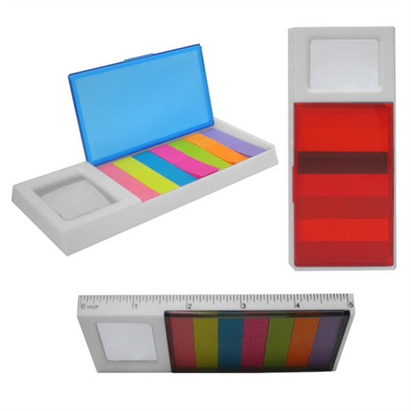 Magnified Glass Ruler with Sticky notes accessory... from ASI 91416 ZZ MERGED - Titan Custom Products Inc / Titan