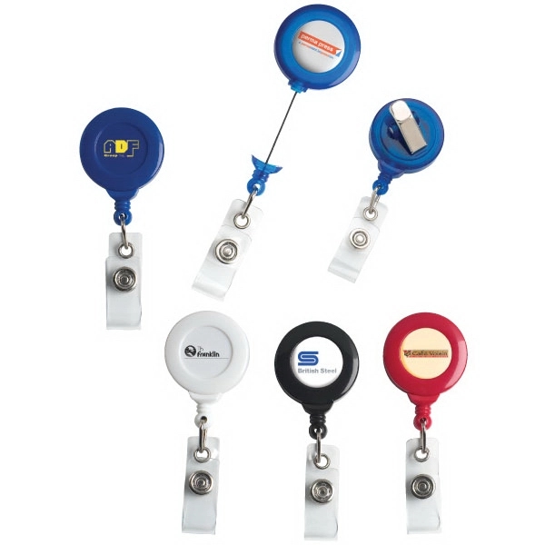 No twist badge reel with 360 degree swivel clip back.... from ASI 49470 DEVARA
