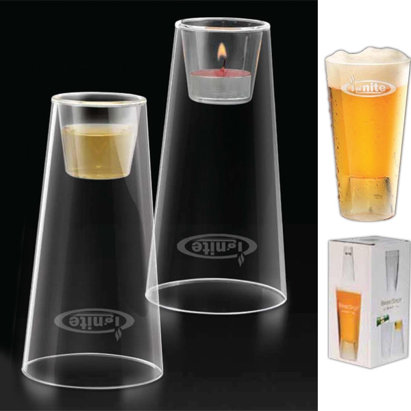 Highwave - Beer glass, shot glass and candle holder.... from ASI 35530 ZZ OLD/Drop - AITG Business Gifts / AITG Business Gifts