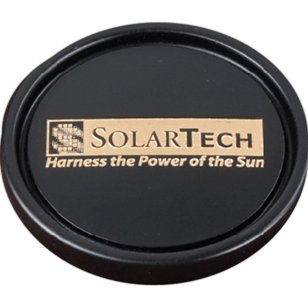 Double rimmed coaster. 4.5" x .5". Made in the USA.... from ASI 89860 StoneyCreek / StoneyCreek®