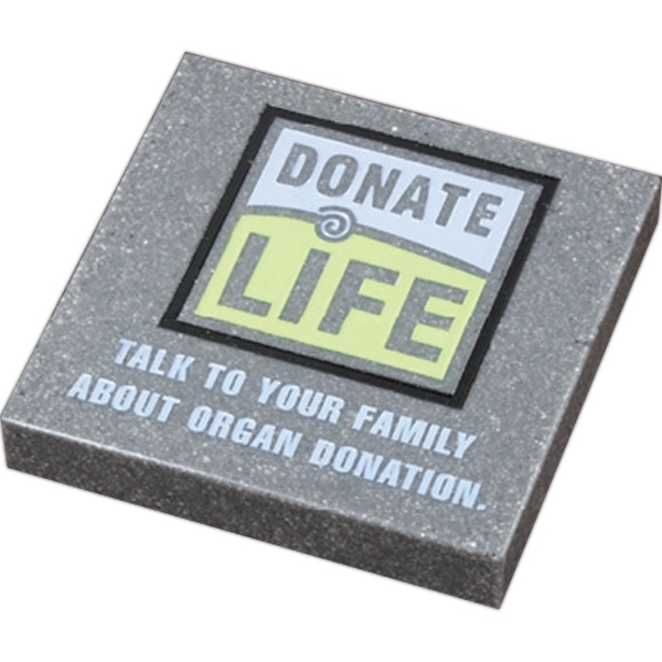 Square paperweight, 4" x 4" x .75".... from ASI 89860 StoneyCreek / StoneyCreek®