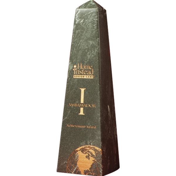 11" Monument award, 2.75" x 2.75" x 11". Contains recycled materials.... from ASI 89860 StoneyCreek