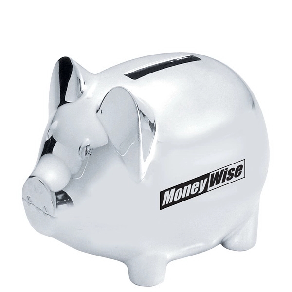 Silver plated piggy bank.... from ASI 40544 Binaco / Binaline