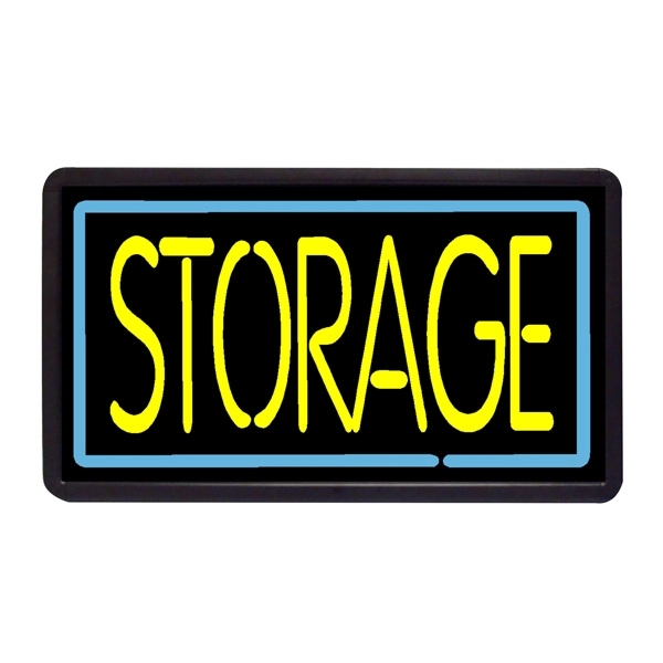13" x 24" storage simulated neon sign.... from ASI 30442 Above & Beyond Advertising Products / PromoAdLine