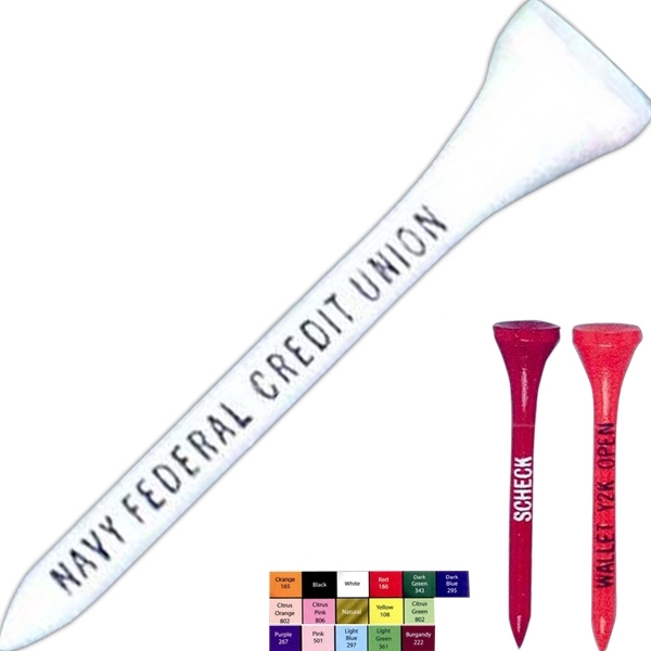 2 1/8" Golf Tee made of premium wood in USA... from ASI 63500 Jomar Industries Inc / The Tee Line