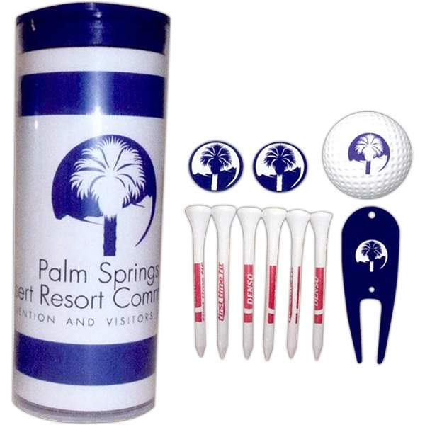 Wilson Ultra golf ball, 6 tees, 2 ball markers and 1... from ASI 63500 Jomar Industries Inc / The Tee Line