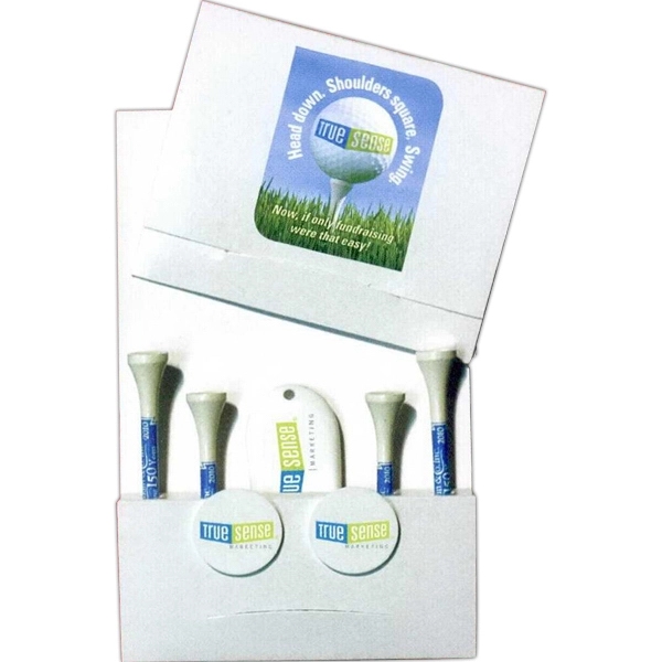Pro Elite Gold Standard Golf Outing Packet with 4 Tees, 2... from ASI 63500 Jomar Industries Inc / The Tee Line