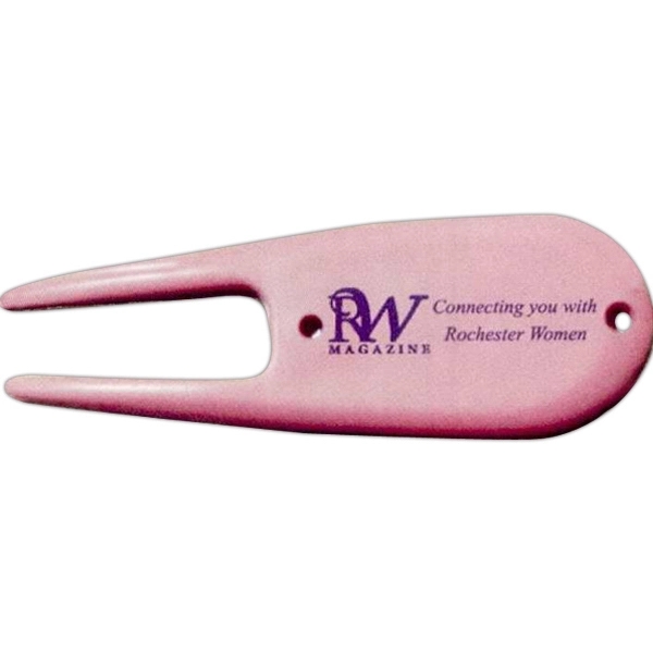Pink divot repair tool.... from ASI 63500 Jomar Industries Inc / Tee Line