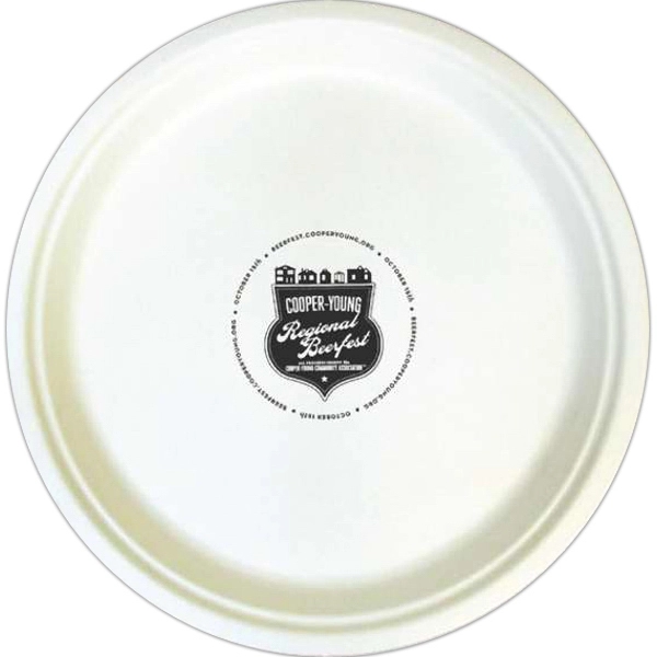 Round compostable paper plate.... from ASI 88200 TK Sorg's - A Div of Arch Promo Group, LLC / PETITE