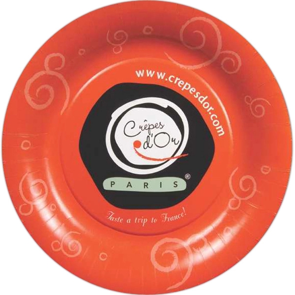 White 10.5" 26 point paper plate.... from ASI 88200 TK Sorg's - A Div of Arch Promo Group, LLC