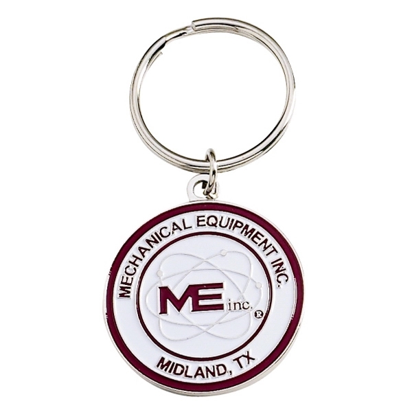 Economical Die Struck Iron Key Tag with split ring, comes in... from ASI 68760 Marken Industries / Marken