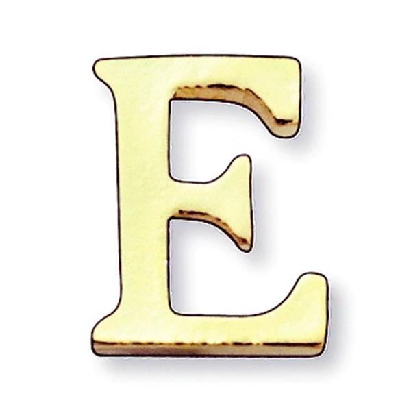 Letter shape lapel pin with military clutch, up to 3/8".... from ASI 68760 Marken Industries / Marken