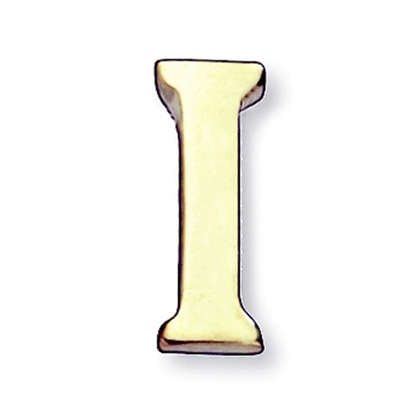 Letter shape lapel pin with military clutch, up to 3/8".... from ASI 68760 Marken Industries / Marken