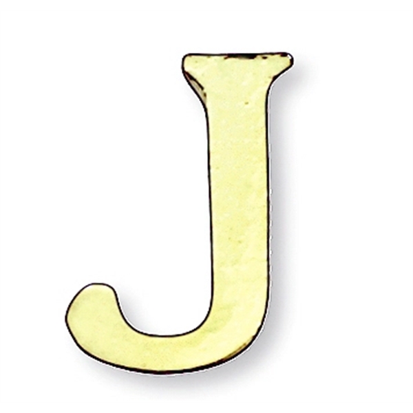 Letter shape lapel pin with military clutch, up to 3/8".... from ASI 68760 Marken Industries / Marken