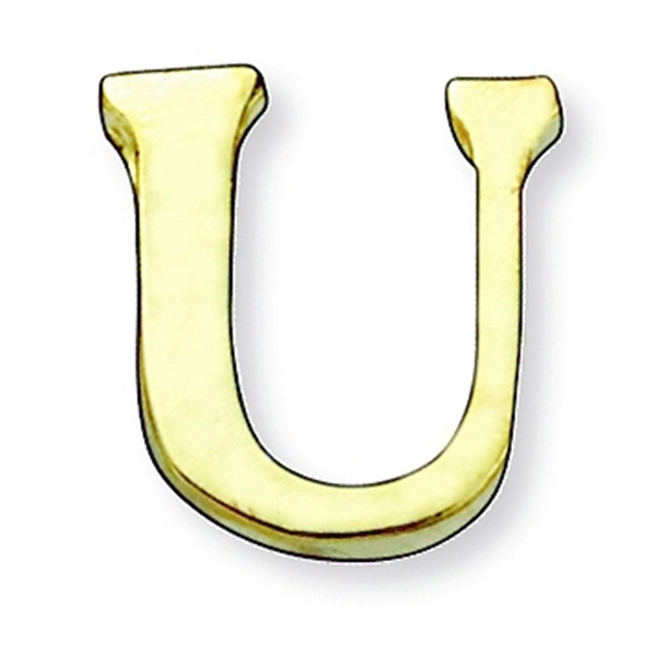 Letter shape lapel pin with military clutch, up to 3/8".... from ASI 68760 Marken Industries / Marken