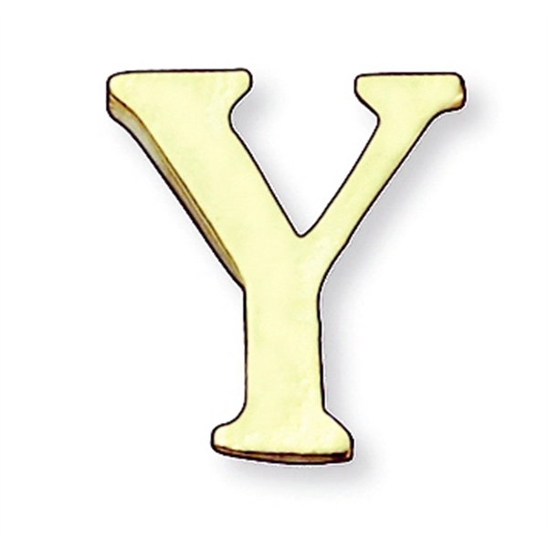 Letter shape lapel pin with military clutch, up to 3/8".... from ASI 68760 Marken Industries / Marken