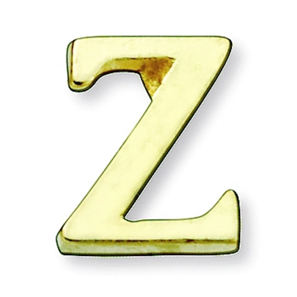 Letter shape lapel pin with military clutch, up to 3/8".... from ASI 68760 Marken Industries / Marken