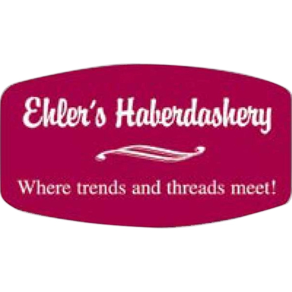 Modified Rectangle shaped four color label.... from ASI 66040 Label Works / Label Works®