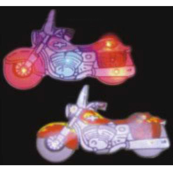 Custom motorcycle shape flash lapel pin and attractive flashing light.... from ASI 36988 Artek USA Inc / Artek™