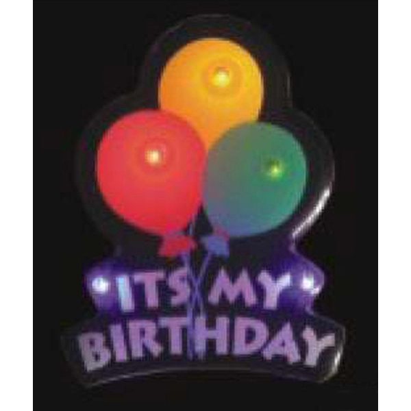 Custom flash lapel pin with balloons and "It's My Birthday" logo.... from ASI 36988 Artek USA Inc / Artek™