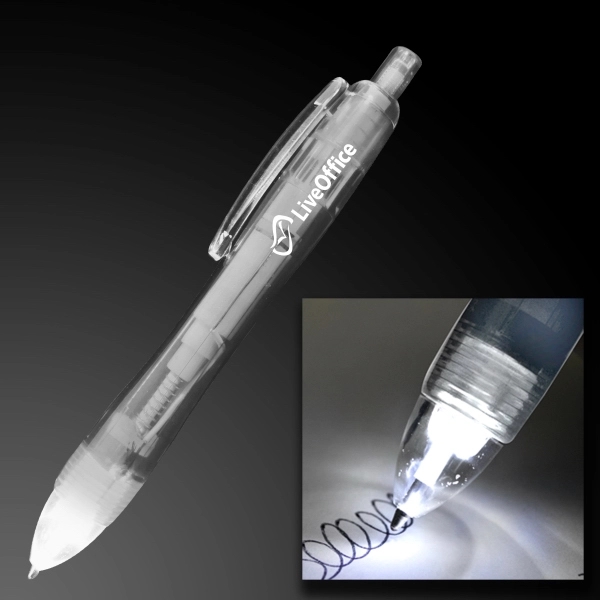 Blank or imprinted. LED Light Tip Pen light tip.... from ASI 34194 ALightPromos / Alight Promotional Products