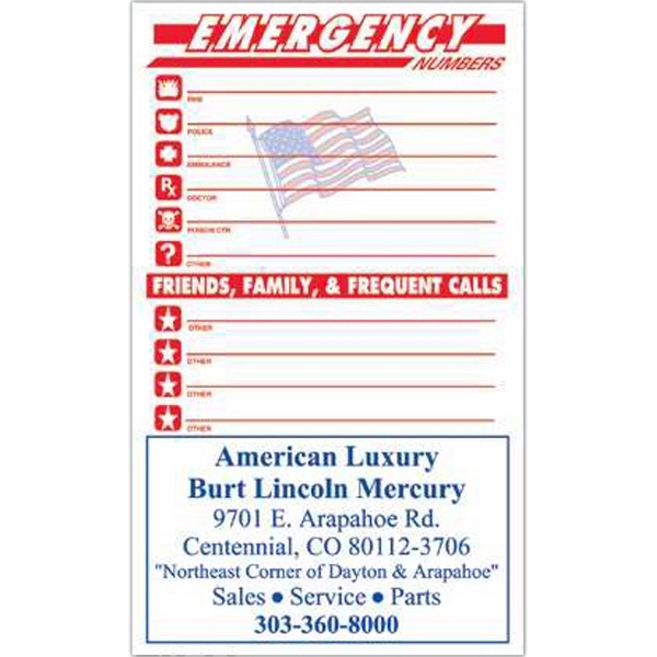 Magnet 20 mil - rectangle - full color. Digital 4-color process... from ASI 80210 Quikey Mfg Co Inc / Quikey Line