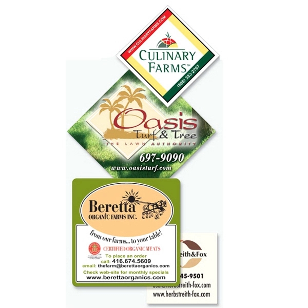 Magnet 30 mil - square. Digital four color process print; size... from ASI 80210 Quikey Mfg Co Inc / Quikey Line