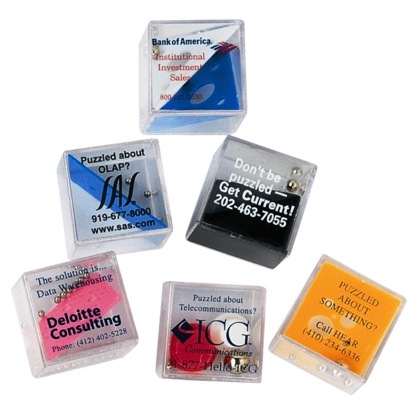 Plastic cube puzzle in 24 designs with varying degrees of difficulty.... from ASI 52710 Lincoln Line